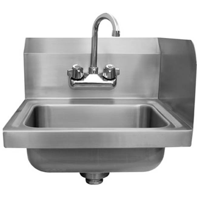 Advance Tabco Economy Hand Sink with Single Side Splash, Economy Splash Mounted Faucet