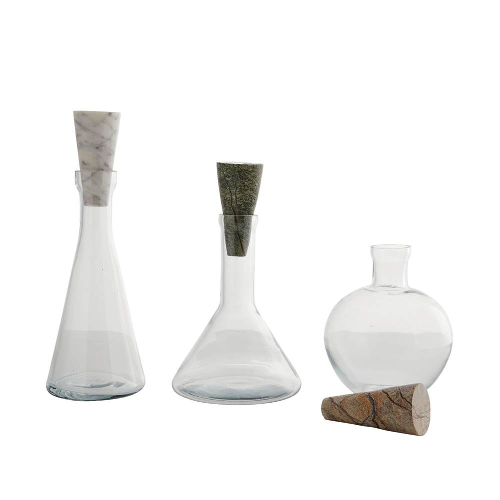 Arteriors Home Clear Glass/Jungle, White, Sienna Marble