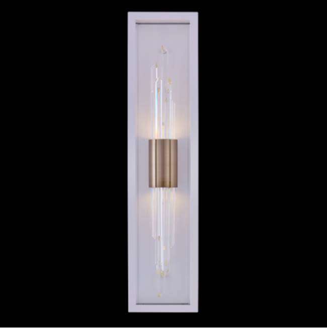 Allegri By Kalco Lighting Lucca Champagne Gold LED Outdoor Wall Sconce