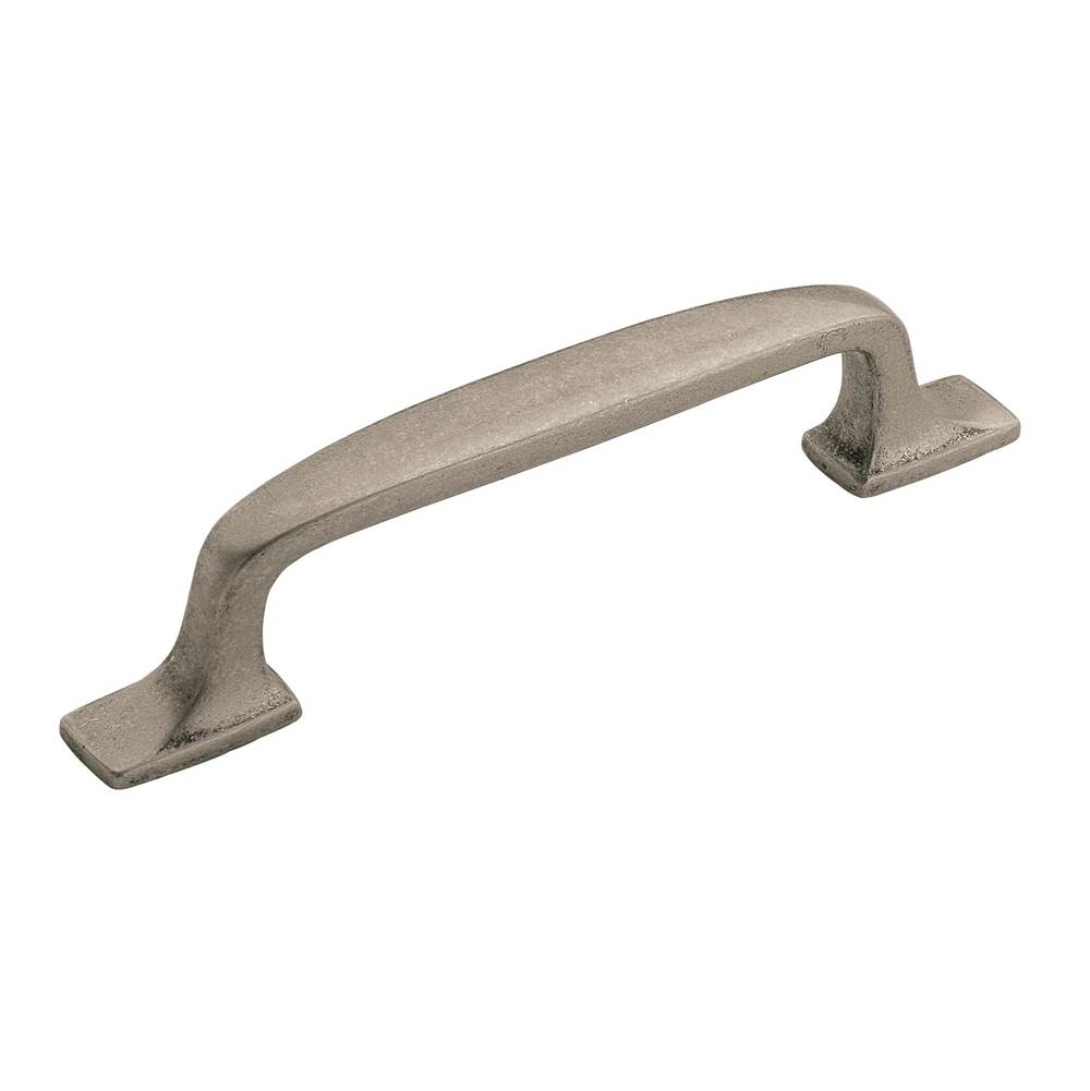 Amerock Highland Ridge 3-3/4 in (96 mm) Center-to-Center Aged Pewter Cabinet Pull