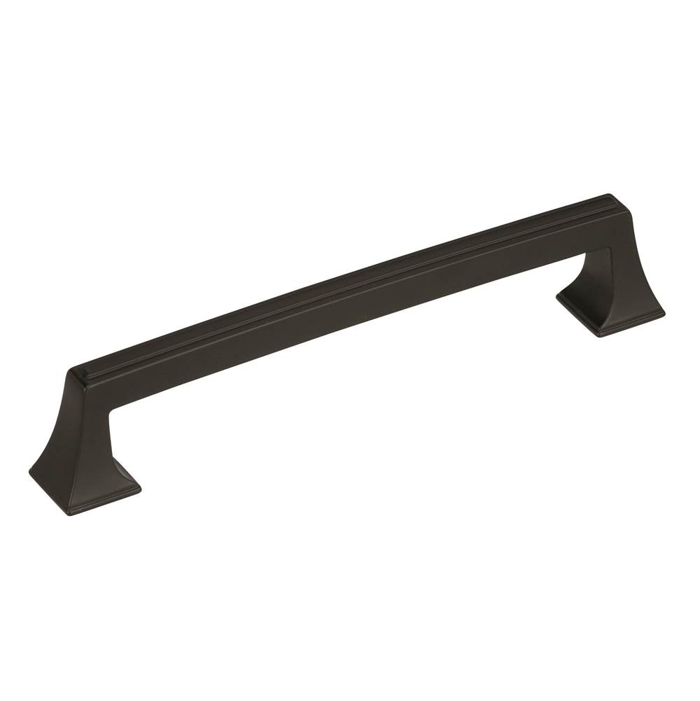 Amerock Mulholland 6-5/16 in (160 mm) Center-to-Center Black Bronze Cabinet Pull