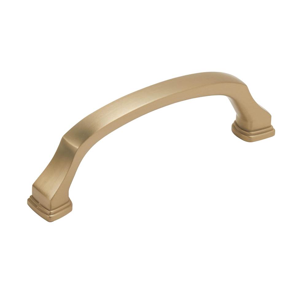 Amerock Revitalize 3-3/4 in (96 mm) Center-to-Center Golden Champagne Cabinet Pull