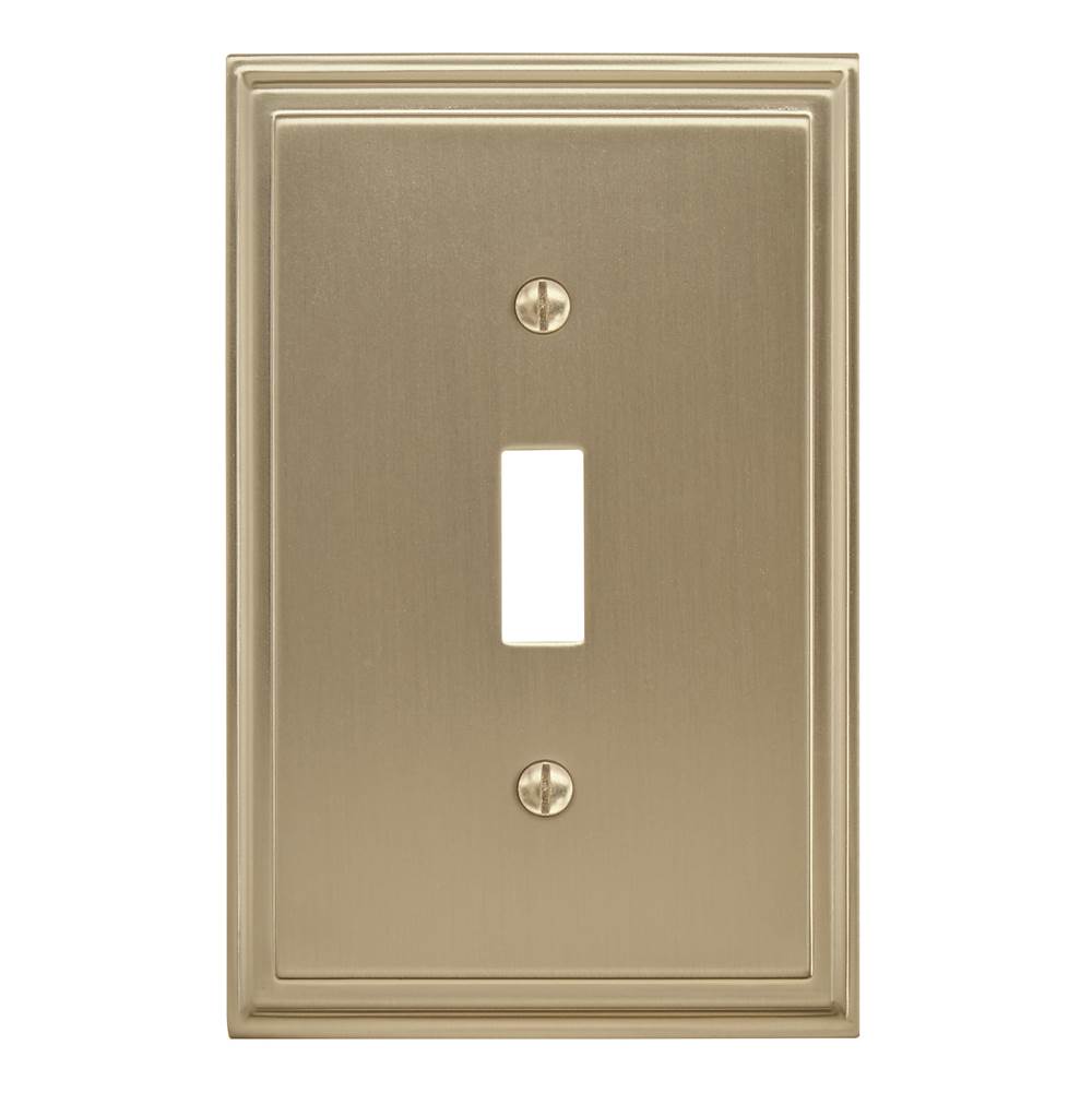 Amerock Mulholland 1 Toggle Golden Champagne Wall Plate