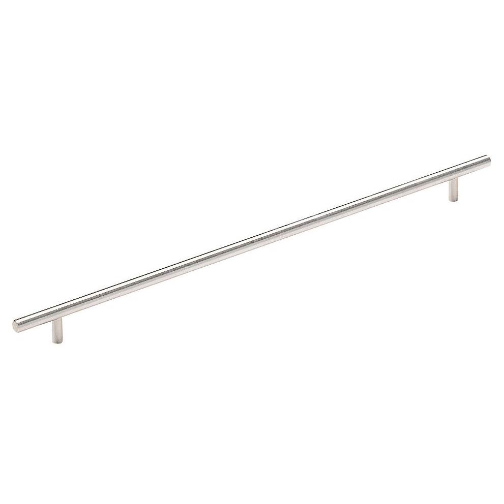 Amerock Bar Pulls 16-3/8 in (416 mm) Center-to-Center Sterling Nickel Cabinet Pull