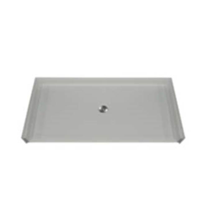 Aquarius Bathware 5'' AcrylX™ barrier-free shower base with Easy Base. (MPB 6036 BF .875 C)