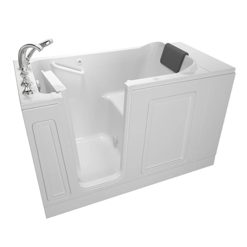 American Standard Acrylic Luxury Series 30 x 51 -Inch Walk-in Tub With Air Spa System - Left-Hand Drain With Faucet