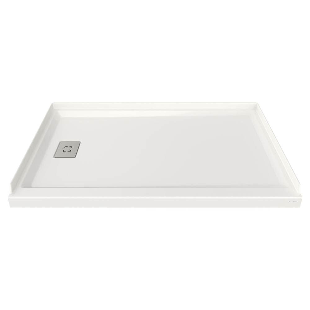 American Standard Studio® 60 x 36-Inch Single Threshold Shower Base With Left-Hand Outlet