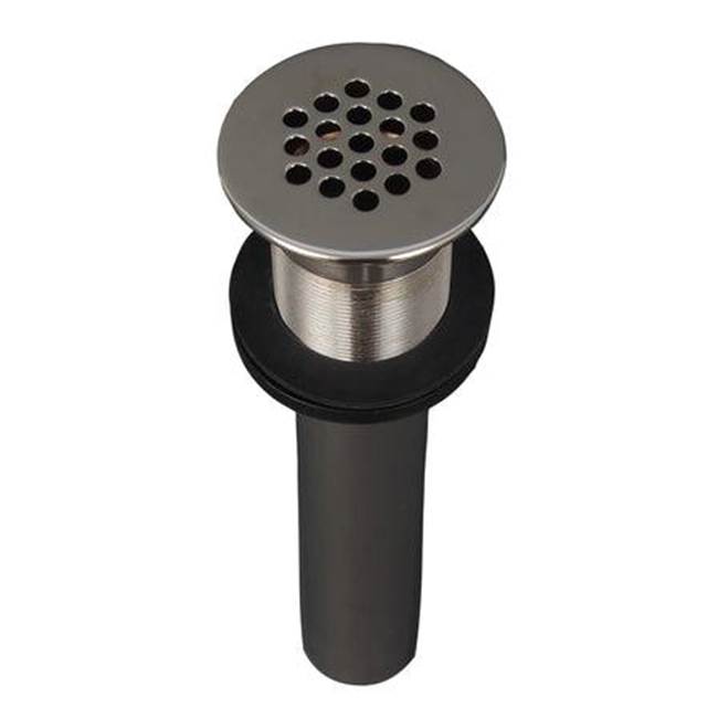 Barclay Grid Drain, No Overflow,For lavatory,Polished Nickel