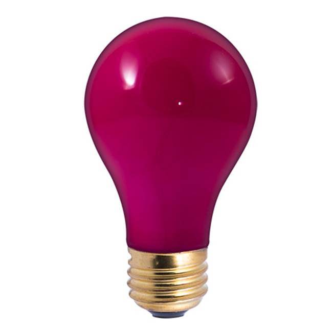 Bulbrite 40W A19 Party Bulb Ceramic Pink E26 120V