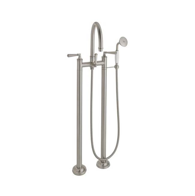 California Faucets Traditional Floor Mount Tub Filler - Arc Spout