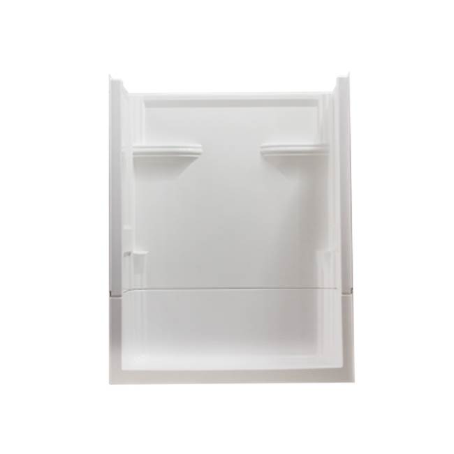 Clarion Bathware 60'' 4-Piece Shower W/ 4'' Threshold - Left Or Right Hand Drain