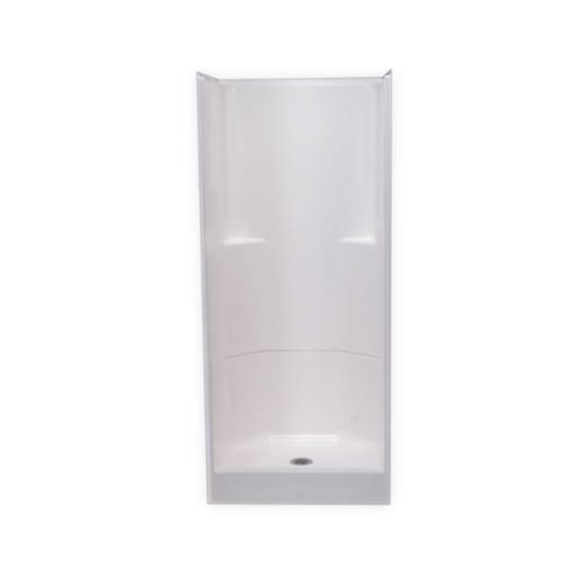 Clarion Bathware 32'' 2-Piece Shower W/ 6'' Threshold - Center Drain