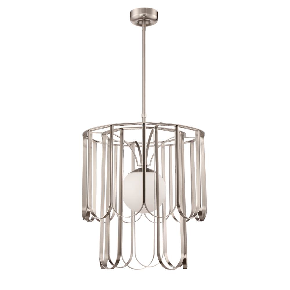 Craftmade Melody 1 Light Pendant in Brushed Polished Nickel