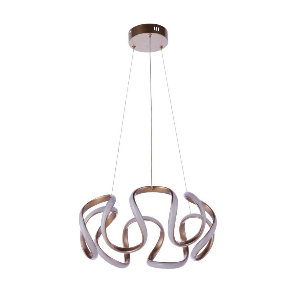 Craftmade Pulse Dimmable LED Pendant, Champagne Brass