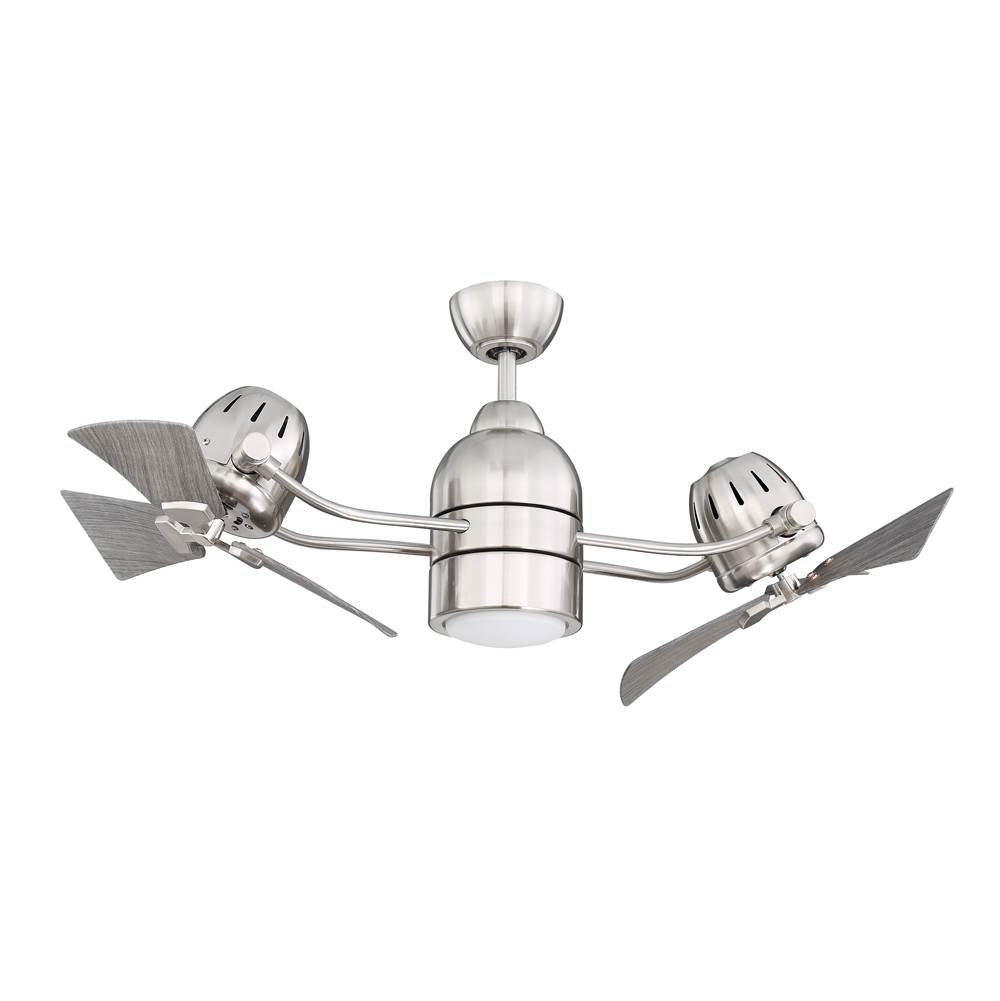 Craftmade 18'' Dual Head Ceiling Fan w/Blades and LED Light Kit