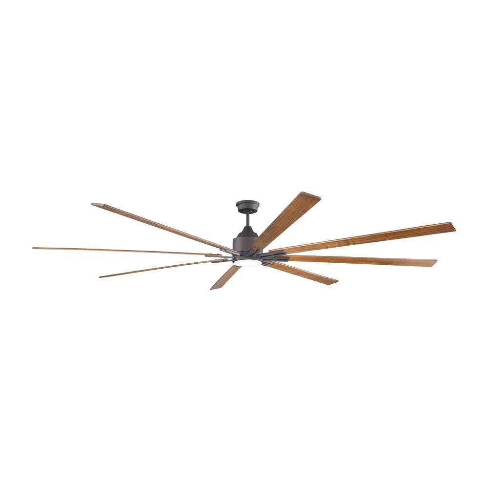 Craftmade 100'' Ceiling Fan w/Blades and LED Light Kit