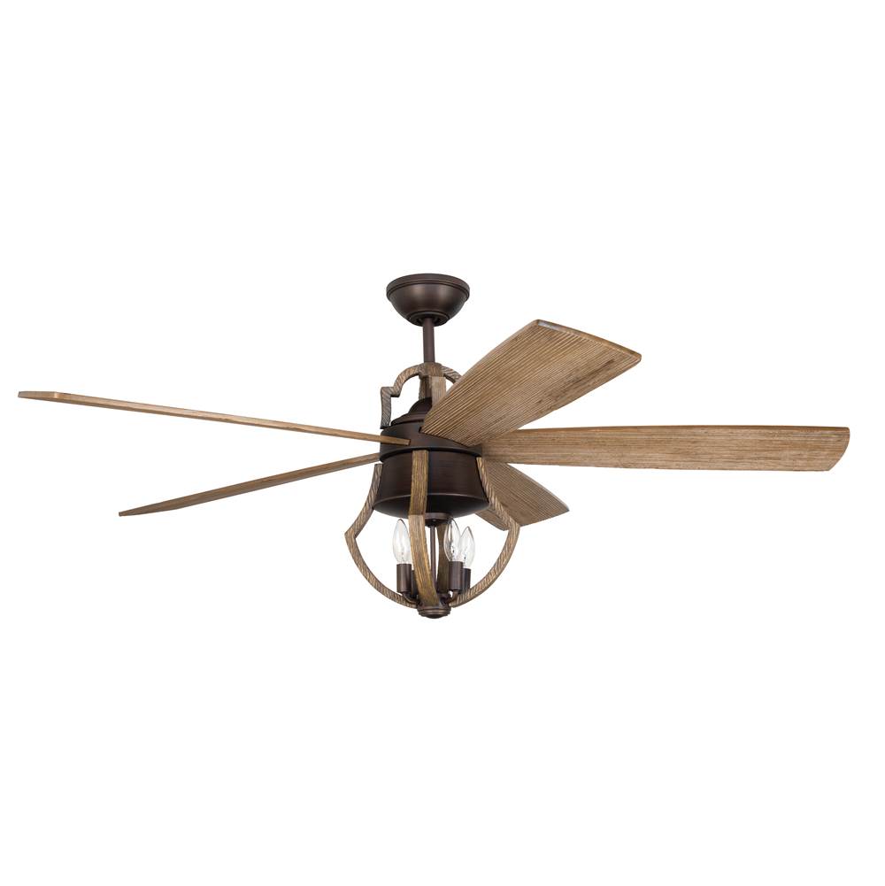 Craftmade 56'' Ceiling Fan w/Blades & Light Kit
