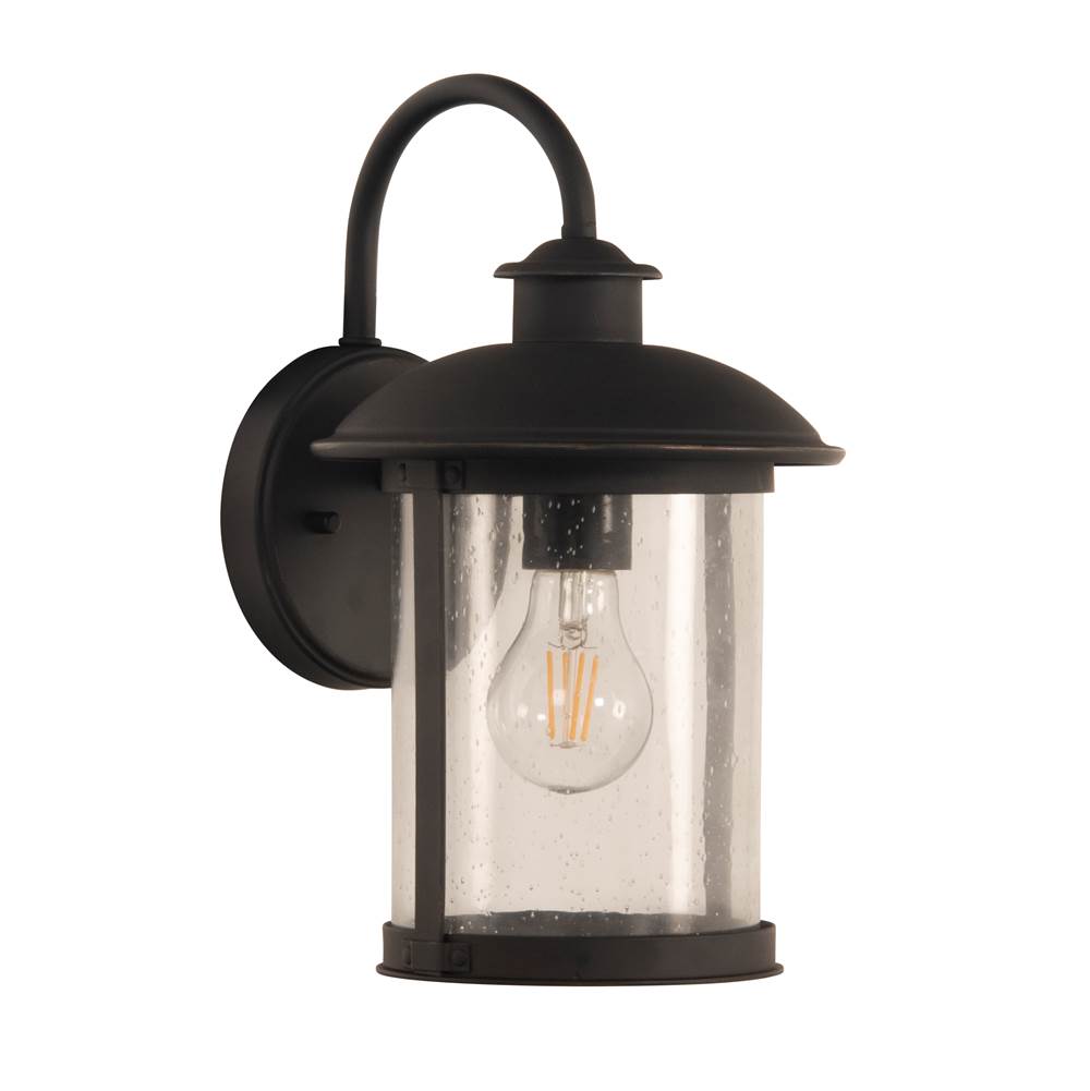 Craftmade O''Fallon Small 1 Light Outdoor Lantern in Dark Bronze Gilded