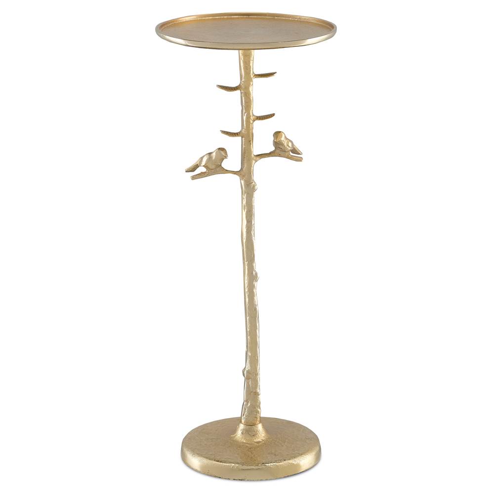 Currey And Company Piaf Gold Drinks Table