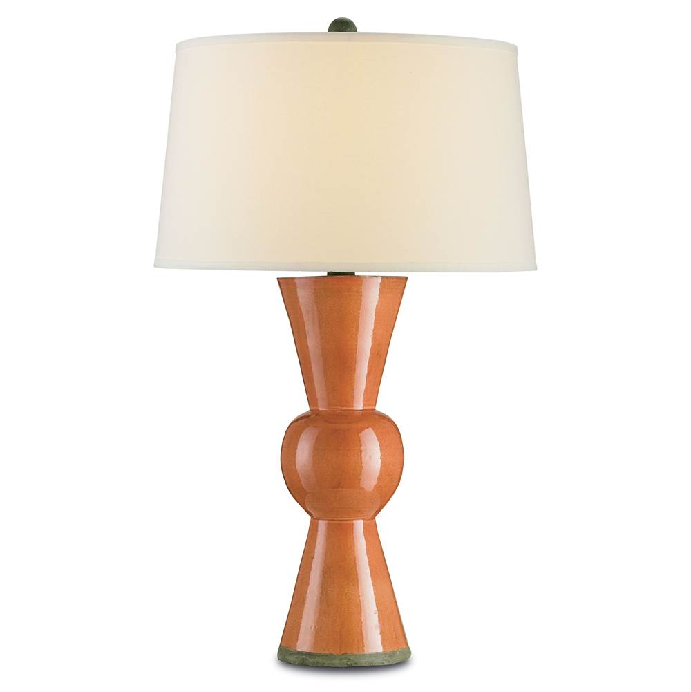 Currey And Company Upbeat Orange Table Lamp