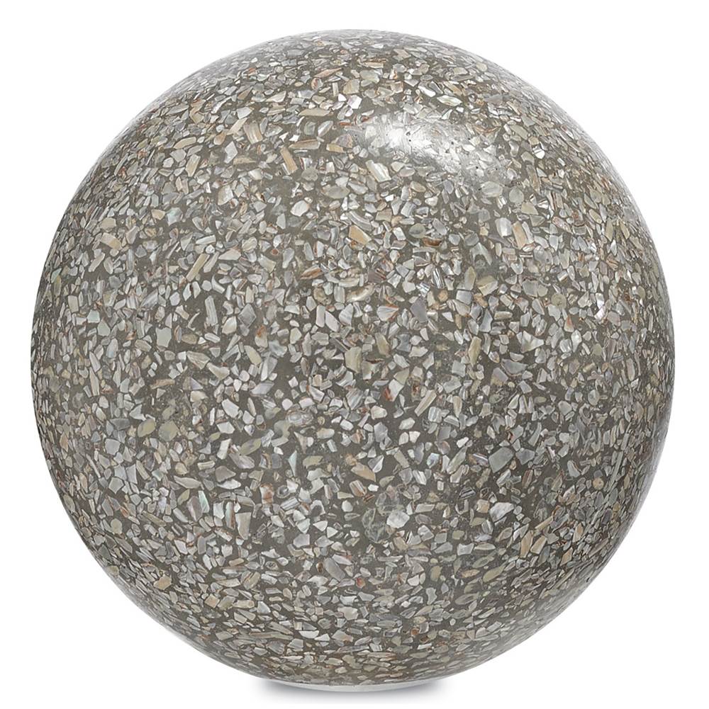 Currey And Company Abalone Small Concrete Ball