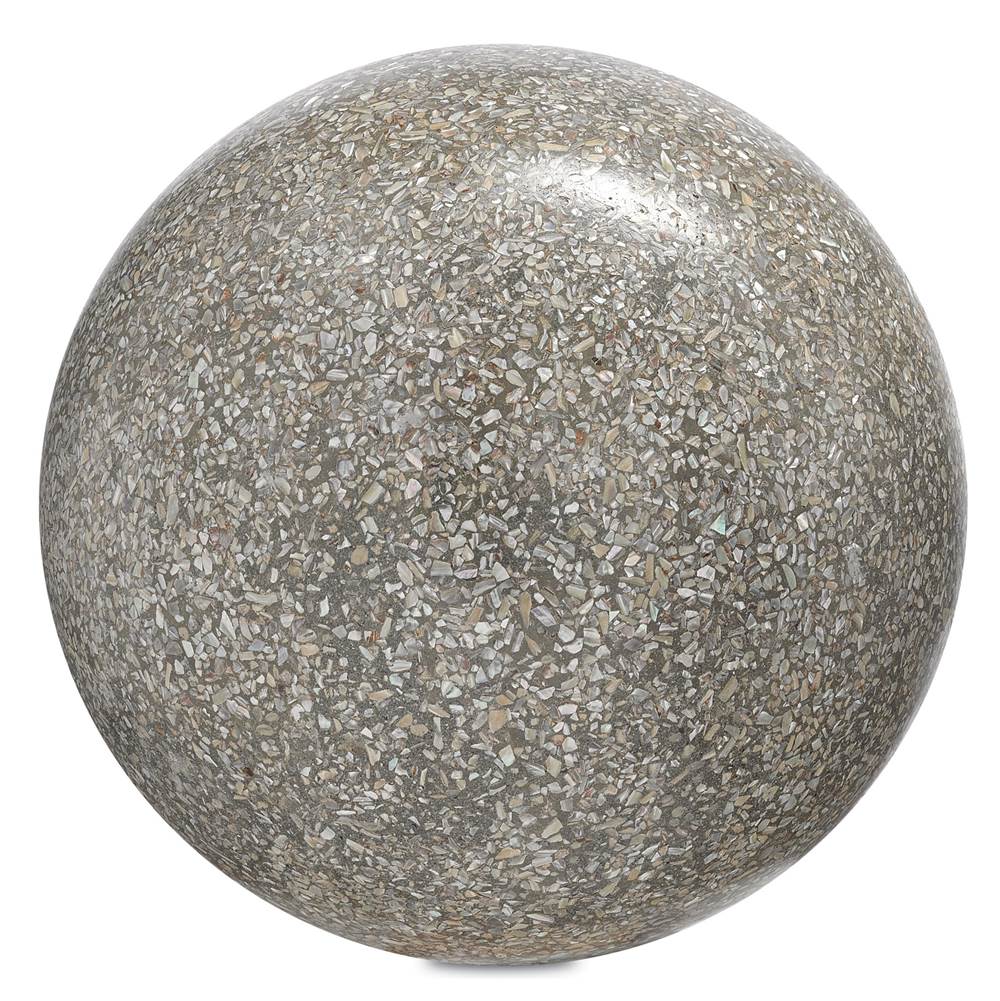 Currey And Company Abalone Large Concrete Ball