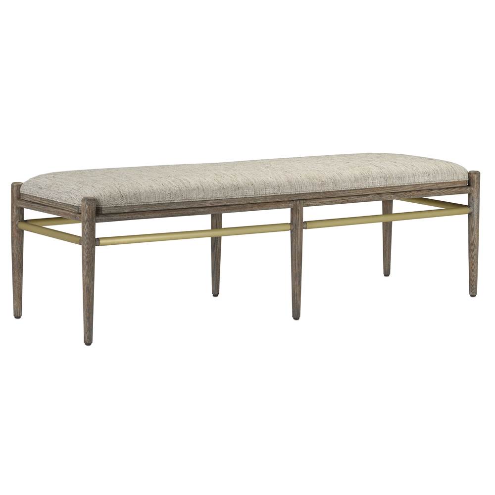 Currey And Company Visby Calcutta Pepper Bench