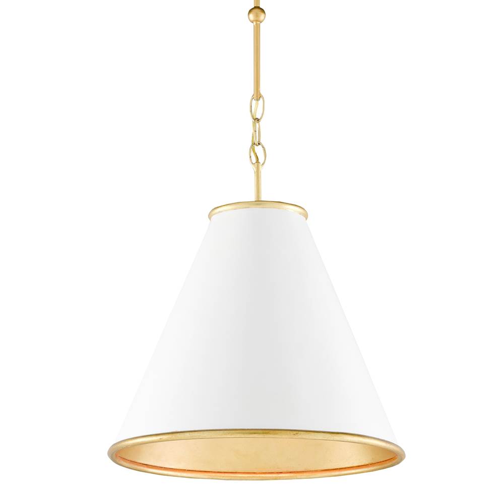 Currey And Company Pierrepont White Small Pendant