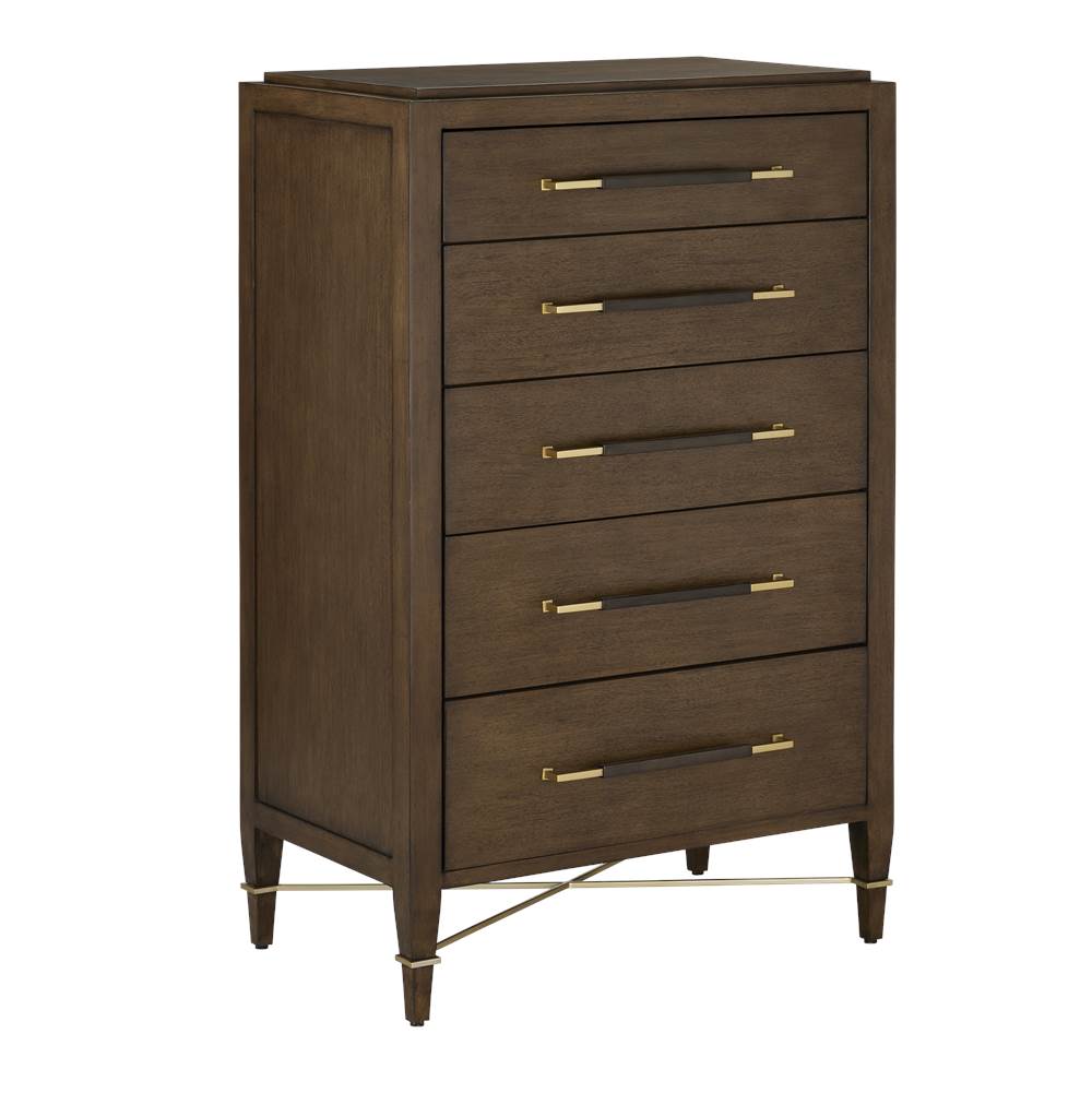 Currey And Company Verona Chanterelle Five-Drawer Chest