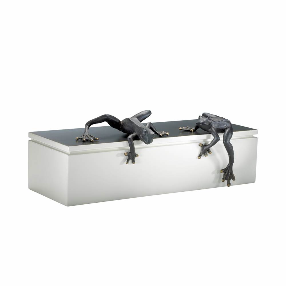 Cyan Designs Iron Frogs Set of 2, Old World