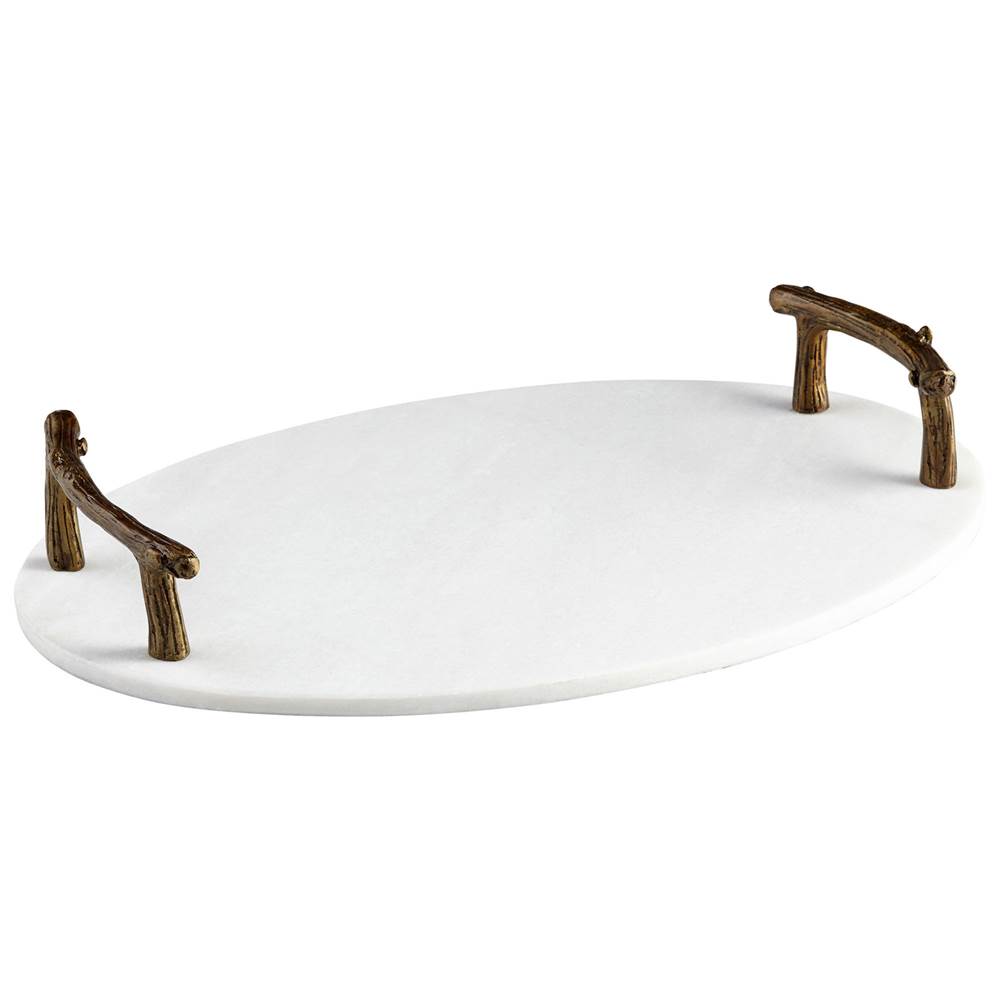 Cyan Designs Marble Woods Tray