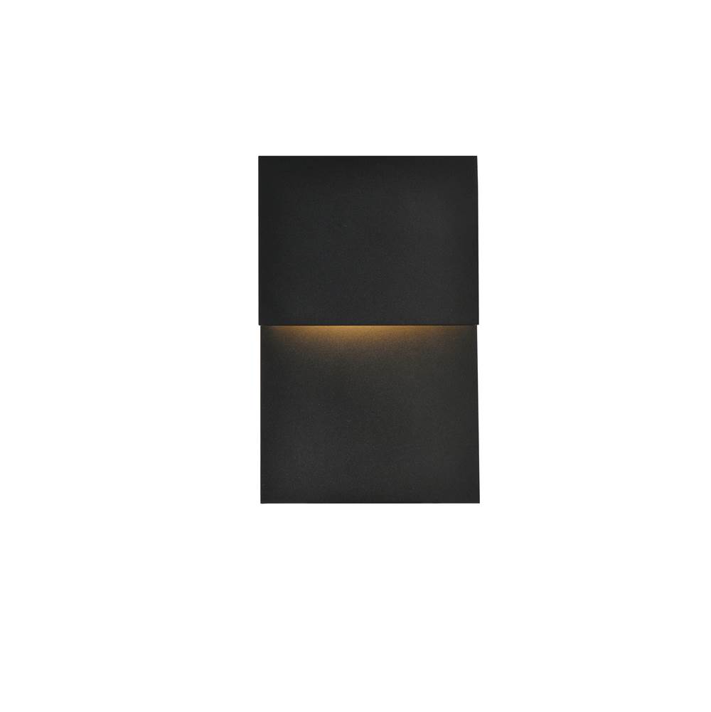 Elegant Lighting Raine Integrated LED wall sconce  in black