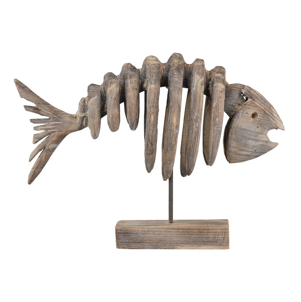 Elk Home Bone Fish Decorative Object