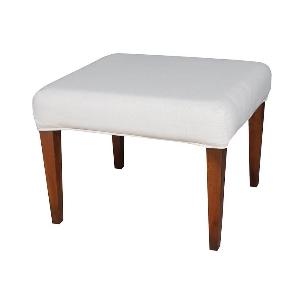 Elk Home Pure White Single Bench - Cover Only