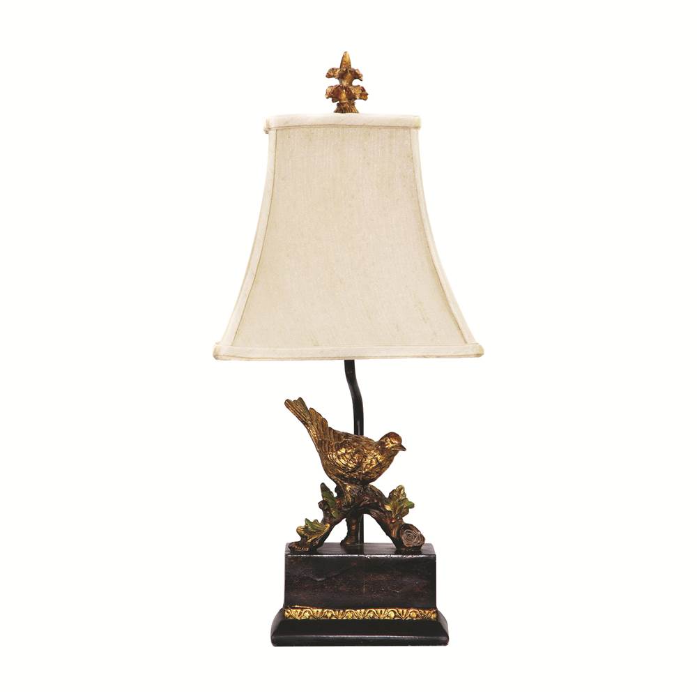 Elk Home Perching Robin 21'' High 1-Light Table Lamp - Antique Black
