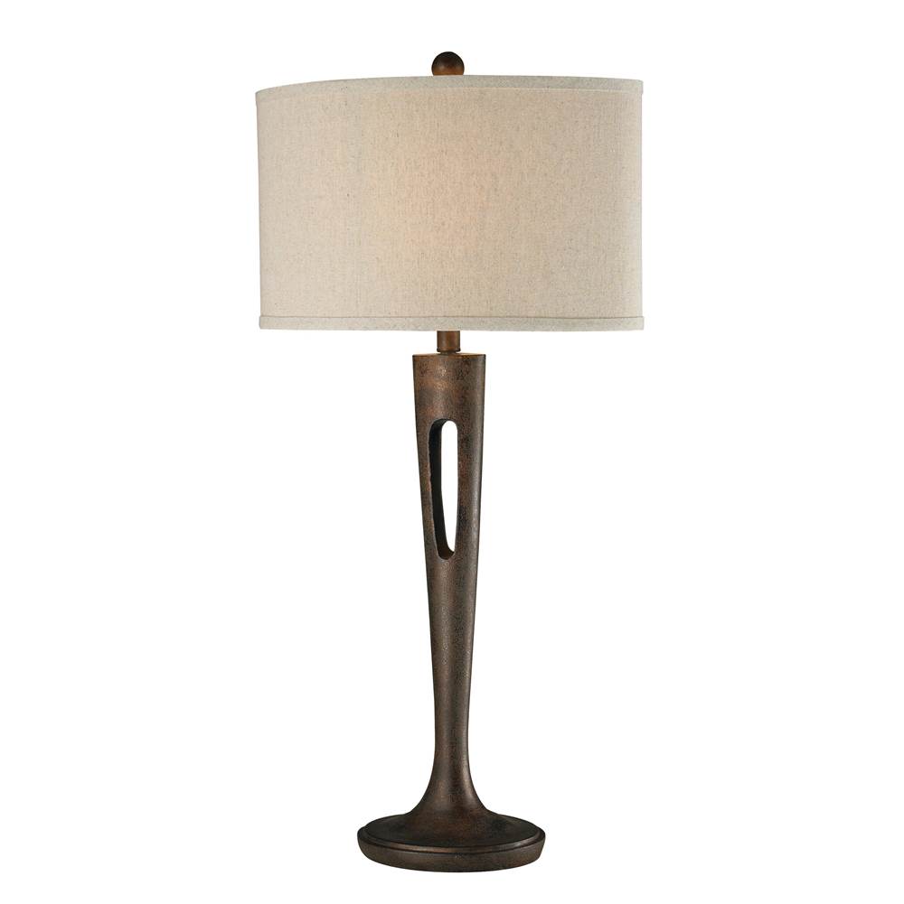 Elk Home Martcliff 35'' High 1-Light Table Lamp - Burnished Bronze