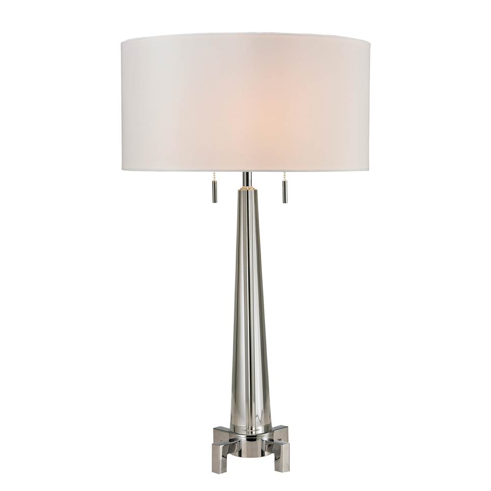Elk Home Bedford 30'' High 2-Light Table Lamp - Chrome