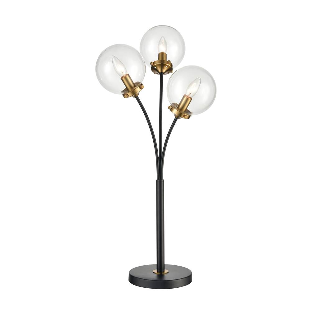 Elk Home Boudreaux 32'' High 3-Light Table Lamp - Matte Black