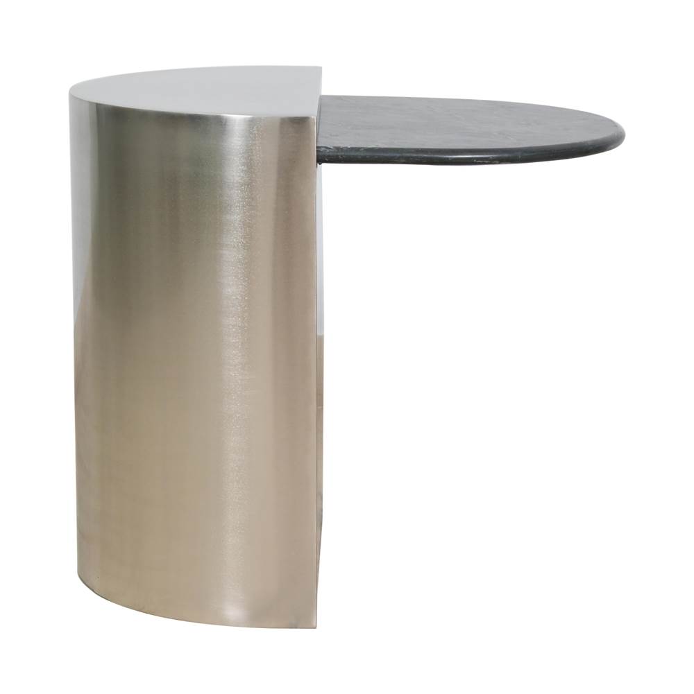Elk Home Canter Accent Table - Nickel