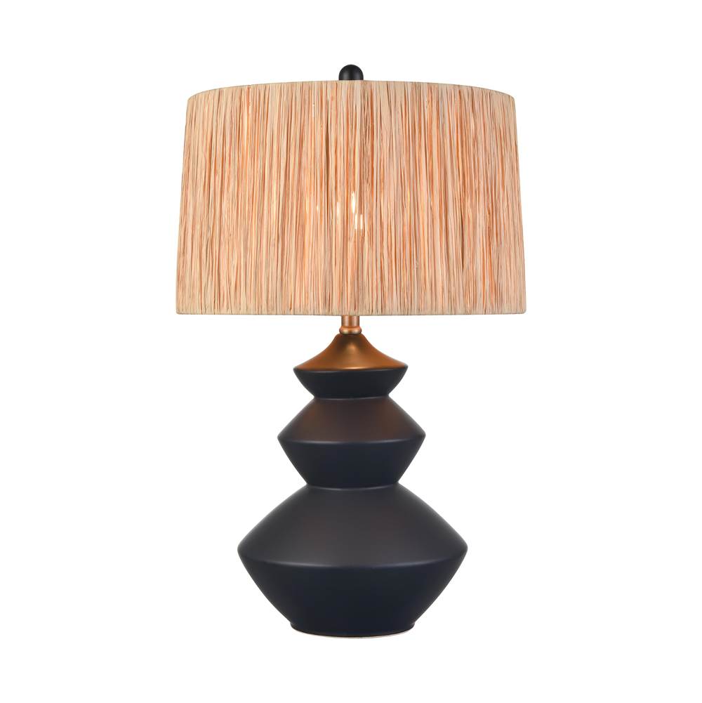 Elk Home Lombard 27'' High 1-Light Table Lamp - Black
