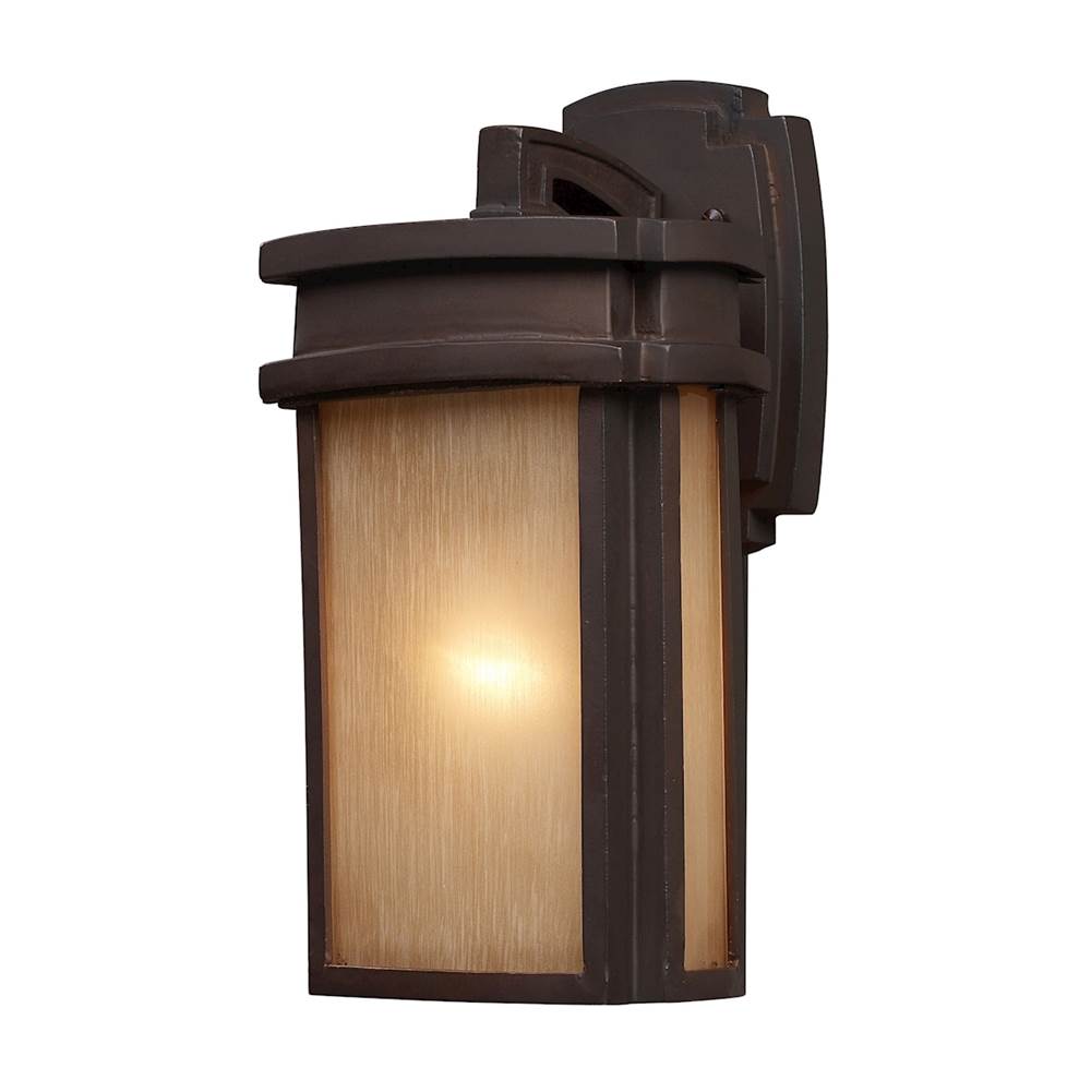Elk Lighting Sedona 1-Light Outdoor Wall Lamp in Clay Bronze