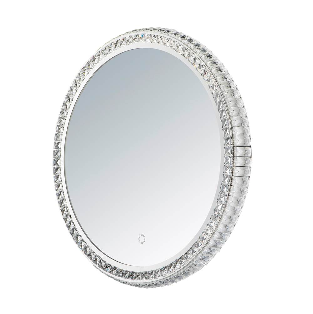 ET2 24'' Round Crystal LED Mirror