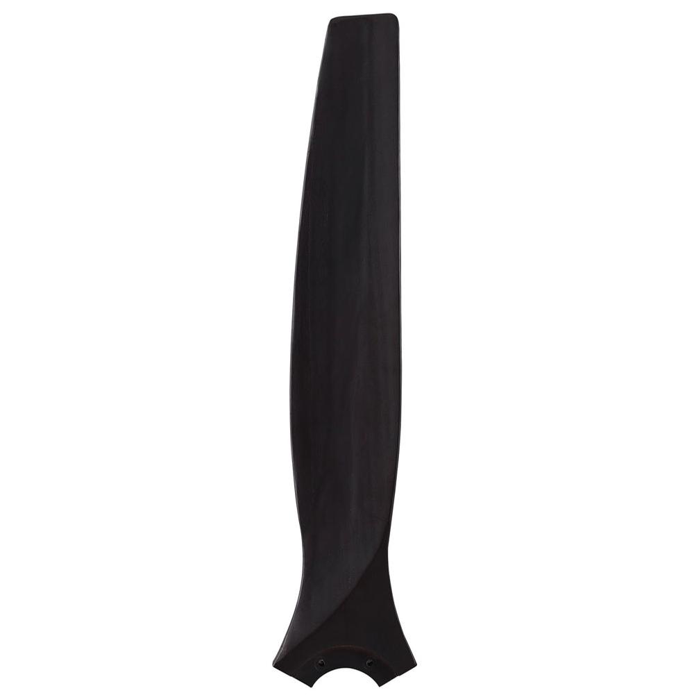 Fanimation Spitfire Blade Set of Three - 30 inch Length - Carved Wood - Dark Walnut