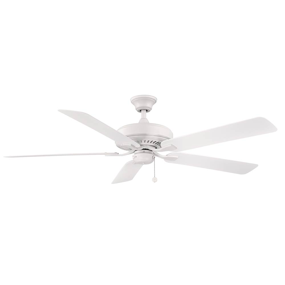 Fanimation Edgewood 60 inch Indoor/Outdoor Ceiling Fan with Matte White Blades - Matte White