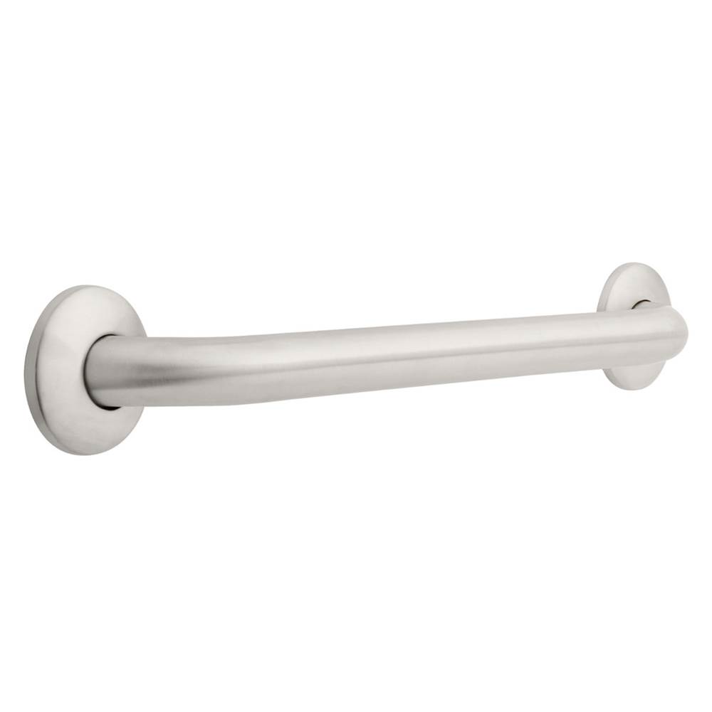 Franklin Brass 18x11/4 Concealed Screw Grab Bar, Stainless Steel