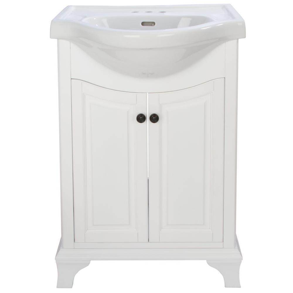 CRAFT + MAIN Corsicana 24'' Vanity Combo with VC Sink, White