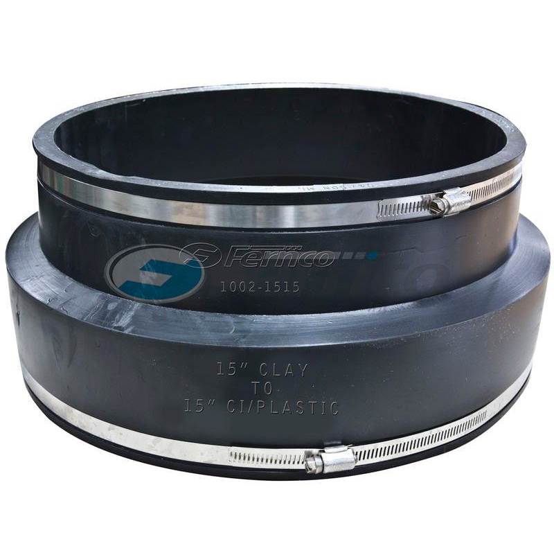 Fernco Coupling 15'' Clay-Ci/Pl
