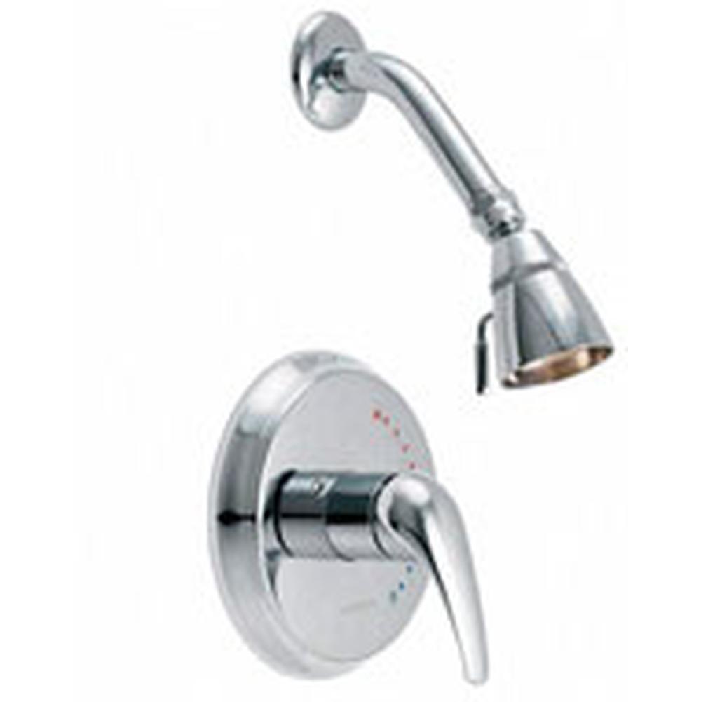 Gerber Plumbing Commercial Single Handle Pressure Balance Valve And Trim Shower Only 2.5Gpm Chrome