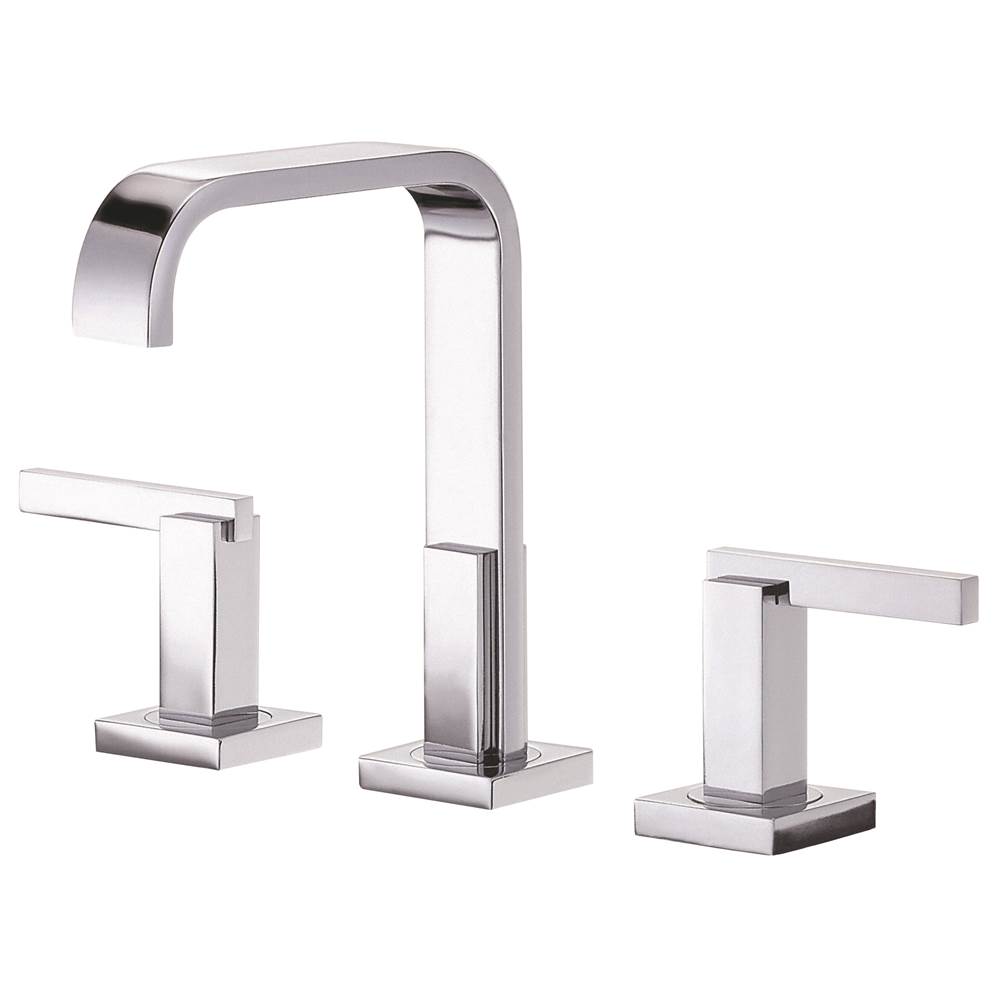 Gerber Plumbing Sirius Trim Line 2H Widespread Lavatory Faucet w/ Metal Touch Down Drain 1.2gpm Chrome
