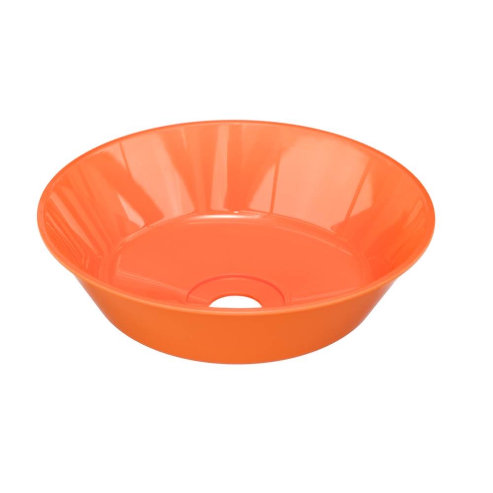 Guardian Equipment 11-3-4'' dia. Orange ABS Plastic Eyewash Bowl